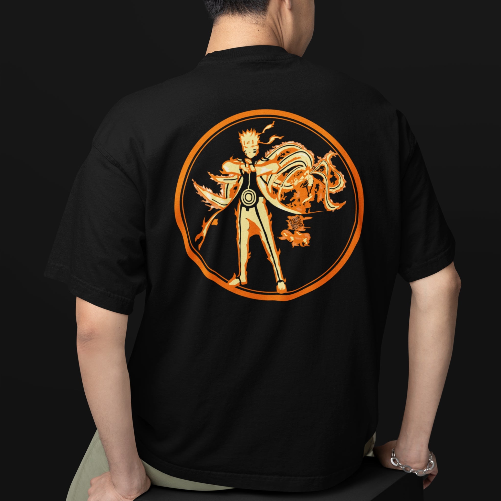 Naruto Oversized Augmented Reality Crewneck Tshirt